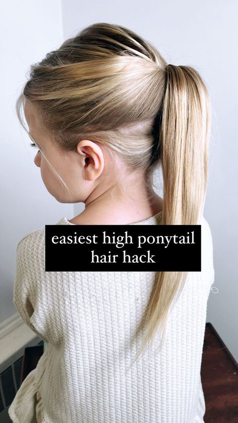 Easy Ponytail Hairstyle for Girls - Here is an easy hairstyle for girls. Try this quick and simple ponytail hairstyle. Trendy Ponytail Hairstyles, Teacher Hairstyles, Teacher Hair, High Ponytail Hairstyles, Hair Hack, Ponytail Hairstyles Easy, Ponytail Hairstyle, Cute Ponytails, Twist Ponytail