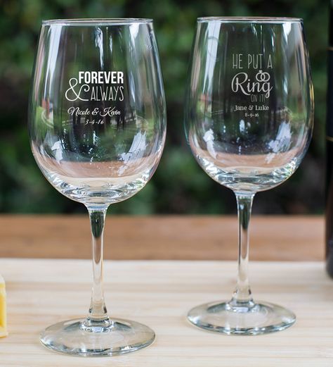 Personalized Wine Goblet Favors 12 Oz. wedding favors Wine Glass Favors Wedding, Goblet Wedding Favor, Wine Giveaways Wedding Favors, Engraved Glasses Wedding, Wine Charm Wedding Favor, Engraved Wine Glasses Wedding, Etched Wine Glasses Wedding, Bridesmaid Wine Glasses, Bride Wine Glass