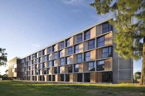 Monash University Student Housing / BVN | ArchDaily Student Hostel, Monash University, Student Housing, Student House, Student Accommodation, Student Dormitory, Australian Architecture, University Campus, Architecture Student