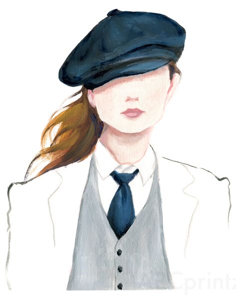 Beret Drawing, Money Accessories, People Portrait, Portrait Woman, Giclée Print, Pigment Ink, Giclee Art, Giclee Art Print, Drawing Sketches