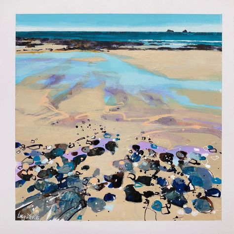 Muted Tones, Seascape Paintings, British Artist, Acrylic Art, The Beach, Art Inspiration, Instagram Post, Instagram Posts, Instagram