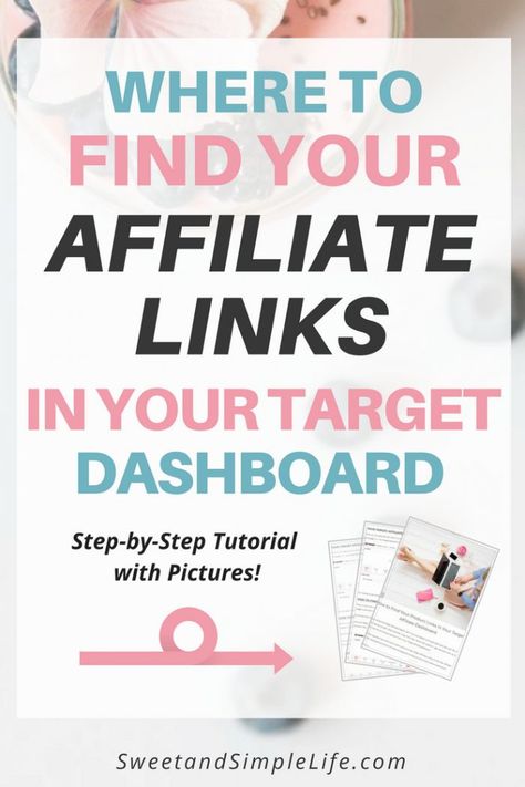 Where to find your product links in your target affiliate dashboard Intentional Motherhood, Business Board, Mama Blog, Blog Income, Boss Girl, Wonder Women, Affiliate Marketing Strategy, Pinterest Tips, Affiliate Marketing Programs