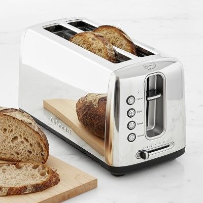 Cuisinart The Bakery Artisan Bread Toaster Cuisinart Toaster, Bread Toaster, Electric Toaster, Stainless Steel Toaster, Sandwich Toaster, Stainless Steel Panels, Toasters, Artisan Bread, Toaster Oven