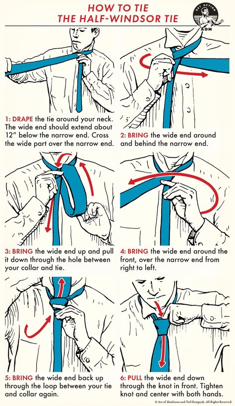 Skill of the Week: Tie the Half-Windsor Necktie Knot