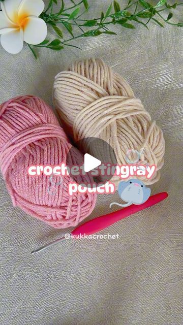 Crochet Pouch Tutorial, Crochet Stingray, Crochet Pouch, Pouch Tutorial, Stingray, Summer Crochet, Crochet Gifts, Crochet Tutorial, Pouch