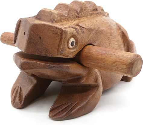 I love using this during my sound baths. Wooden Frog, Wooden Musical Instruments, Noise Maker, Hand Percussion, Music Instagram, Frog Gifts, Thumb Piano, Musical Gift, Hand Building