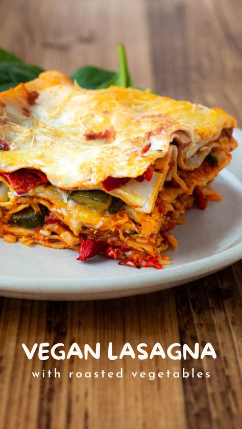 Lasagne Side Dishes, Vegan Vegetable Lasagna, Vegan Lasagna Recipe, Dairy Free Sauces, Whole Foods Vegan, How To Make Lasagna, Vegan Lasagna, Vegetable Lasagna, Veggie Meals