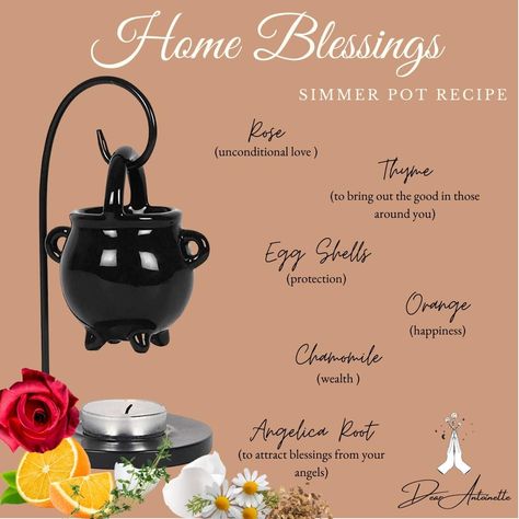 home blessings simmer pot Intention Simmer Pot Recipes, Simmer Pot For New Home, Home Blessing Simmer Pot, Spell Simmer Pots, Simmer Pot Spells Witchcraft, New Year Simmer Pot Recipes, New Years Eve Simmer Pot, New Home Simmer Pot, Spiritual Simmer Pot Recipes