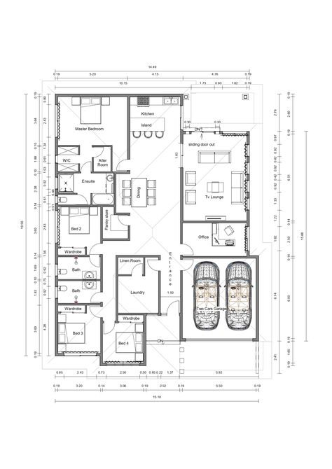 I will do structural, architectural drawings and construction drawings to get permit approvals specially for USA and European standards. You will be able to get drawings for new home constructions, home renovation works, house attachment and, Industrial buildings, office/workspace and customized developments. As well as I will provide services for structural design of RCC, masonry and wood structures #Drawings #AutoCAD #FloorPlans #Building #House Industrial Building Floor Plan, Autocad Floor Plans, Autocad Plan Drawing, Construction Plan Drawing, 2d Architecture Drawing, Autocad Plans House, Interior Design Autocad, Autocad Plan With Dimension, Autocad Interior Design