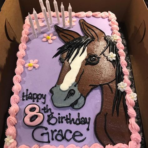 Horse Birthday Cakes, Cowgirl Birthday Cakes, Horse Birthday Cake, Cowgirl Cakes, 7th Birthday Cakes, Horse Birthday Parties, Happy 8th Birthday, Birthday Cake Pictures, Horse Cake