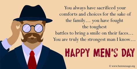 International Men’s Day Wishes Messages – Funny Men Quotes Happy International Men’s Day Quotes, Happy Mens Day To My Man, Happy Men’s Day Wishes, Men’s Day Wishes, Mens Day Wishes For Husband, Happy Men Day Wishes, Mens Day Quotes For Husband, Happy Mens Day Happy Mens Day Wishes, Men Day Quotes