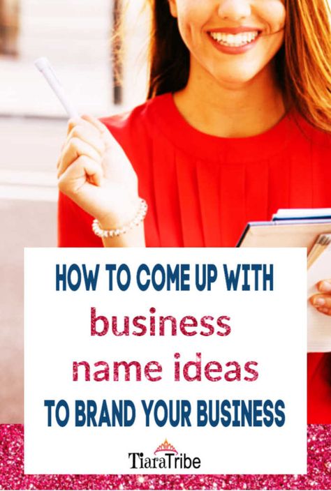 How to come up with business name ideas for your brand | branding | building a business #businessnameideas #building a business #branding #onlinebusiness How To Come Up With A Business Name, Creating Business, Unique Business Names, Business Name Ideas, Online Business Plan, Blog Checklist, Brand Words, Business Checklist, Online Business Opportunities