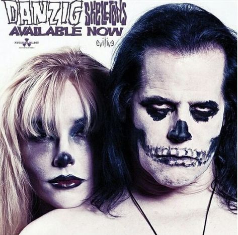 Misfits Tattoo, Glenn Danzig Misfits, Danzig Misfits, Glenn Danzig, Horror Punk, Skeleton Makeup, Heavy Metal Music, Crazy Makeup, Psychobilly