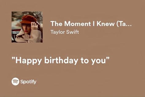 Happy Birthday Song Lyrics, Birthday Song Lyrics, Taylor Swift Birthday Card, Happy Birthday Lyrics, Twitter Header Quotes, Songs That Describe Me, Taylor Swift Song Lyrics, Hello Kitty Gifts, Taylor Swift Birthday