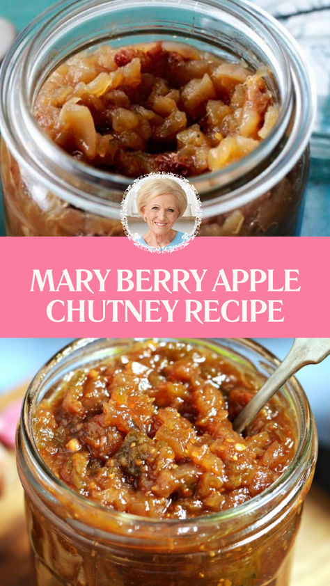 Mary Berry Apple Chutney Recipe Apple Chutney Recipe, Mary Berry Recipes, Homemade Preserves, Mary Berry Recipe, Apple Chutney, Peach Blueberry, Apple Sauce Recipes, Scratch Cooking, Apple Recipe