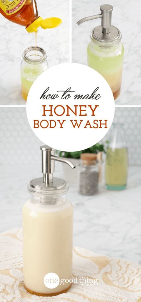 How to Make a Natural 4-Ingredient Body Wash - This is probably the easiest and most customizable body wash recipe I've come across. Get soft, smooth skin with just 4 ingredients! #naturalbeautyproducts #diynaturalbeautyproducts #essentialoils #bodywash #naturalskincare #naturalbeauty #wellness #selfcare #diyspa #diygifts #homemadegifts