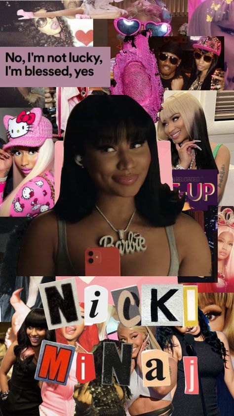 #nickiminaj #wallapaper #nickiminajisthequeenofrap Nicki Collage, Nicki Minaj Collage Wallpaper, Nicki Minaj Wallpaper Iphone Hd, Your Love Nicki Minaj, Celebrity Backgrounds, Nicki Minaj Mixtape, Nicki Wallpaper, Queen Nicki Minaj, Nicki Minaj Aesthetic