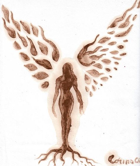 Wings Artwork, Roots Tattoo, Mom Daughter Tattoos, Small Finger Tattoos, Body Positivity Art, Roots And Wings, Angel Drawing, Wings Art, Wings Tattoo