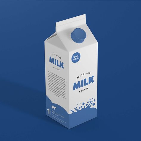 Milk Package Mockup Milk Package, Glossier Packaging, Dairy Packaging, Package Mockup, Milk Brands, Advertising Logo, Milk Packaging, Luxury Packaging Design, Construction Companies