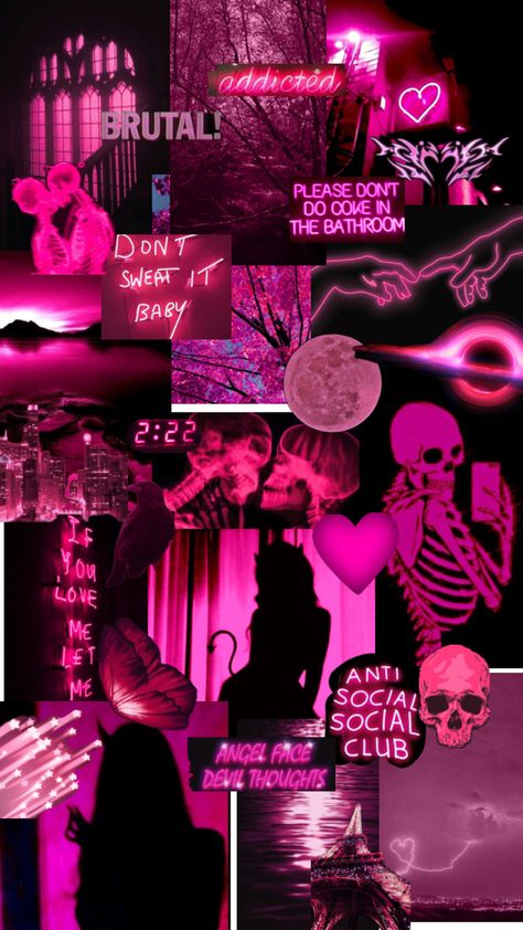 mine no reposts Aesthetic Badgirl Wallpaper, Pink Goth Aesthetic Wallpaper, Skull Wallpaper Iphone, Rainbow Wallpaper Iphone, Hot Pink Wallpaper, Pretty Wallpaper Ipad, Trippy Iphone Wallpaper, Baby Blue Wallpaper, Halloween Wallpaper Cute