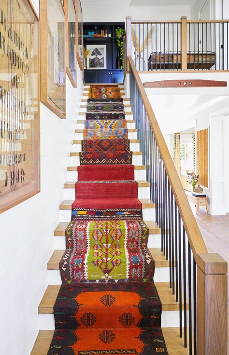 World Market Chair, Diy Staircase Makeover, Tattoo Modern, Daveed Diggs, Diy Staircase, Cole And Son Wallpaper, Long House, Staircase Makeover, Stair Runner