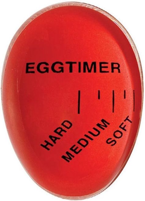 Colour Changing Egg Perfect Egg Timer Boiled Egg Timer -RED Boiling Eggs, Perfect Boiled Egg, Egg Timer, Perfect Eggs, Soft Boiled Eggs, Kitchen Timers, Boiled Egg, Coloring Eggs, Colour Changing