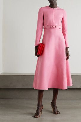 Valentino Dress Casual, Dress Sites, Pierpaolo Piccioli, Ladies Day Dresses, Valentino Clothing, Valentino Dress, Crepe Dress, Flare Skirt, Net A Porter