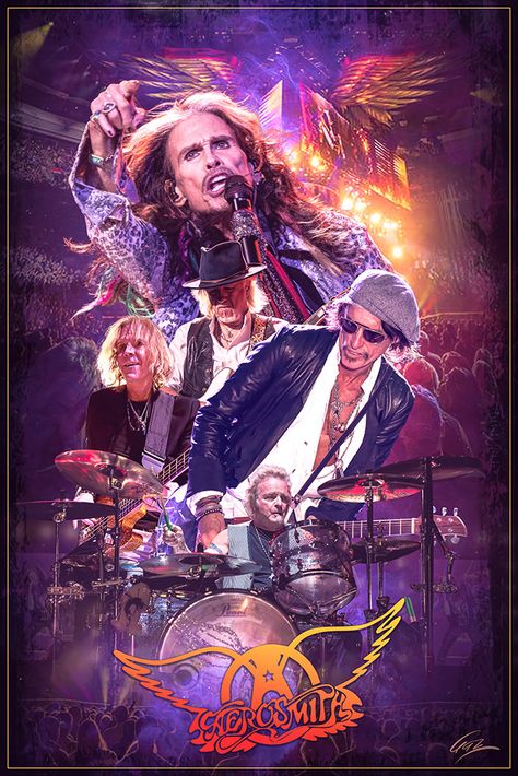 Aerosmith Wallpaper Aesthetic, Aerosmith Wallpaper, Aero Smith Poster, Aerosmith 80s, Steven Taylor Aerosmith, Aerosmith Rocks Album Cover, Crazy Music Video Aerosmith, Conway Twitty, Tyler Aerosmith