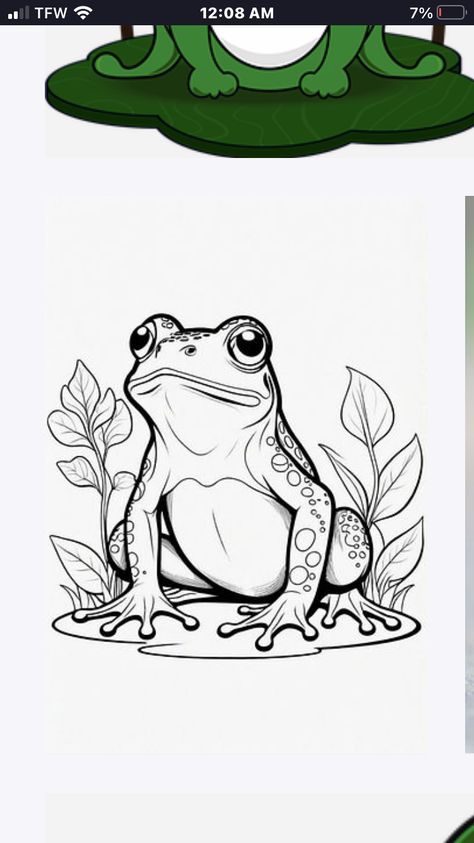 Frog Prince Tattoo, Frog Tattoo Drawing, Frog Illustration Drawing, Bullfrog Tattoo, Traceable Drawings To Paint, How To Draw A Frog, Drawings Of Frogs, Japanese Frog Art, Traceable Drawings