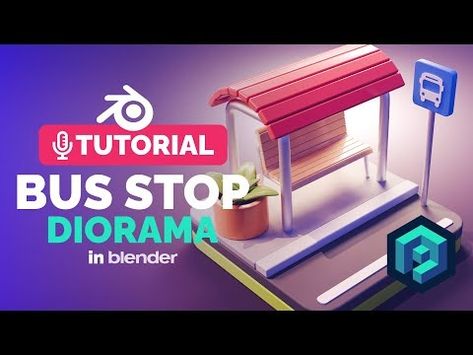 (5597) Blender 3D Bus Stop Diorama Tutorial | Polygon Runway - YouTube Polygon Runway, Diorama Tutorial, Modeling Techniques, Blender Tutorial, Bus Stop, Blender 3d, 3d Modeling, 3d Illustration, To Create