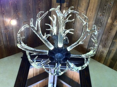 Antler Chandelier, Ranch House, Antlers, Ceiling Fan, Light Up, Dragon Ball, Ceiling, Crystals, Home Decor