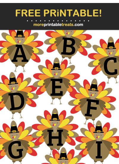 Free Printable Thanksgiving Turkey Alphabet Thanksgiving Alphabet Letters, Turkey Name Tags, Turkey Alphabet, Turkey Cards, Thanksgiving Fonts, Thanksgiving Name Cards, Thanksgiving Alphabet, Thanksgiving Literacy, Thanksgiving Letter