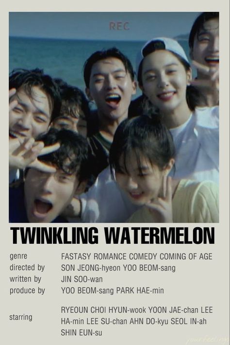 Kdrama Twinkling Watermelon, Twinkling Watermelon Poster, Twinkling Watermelon Kdrama, Twinkling Watermelon, Summer Journal, Chan Lee, Romance Comedy, Best Dramas, Good Movies To Watch