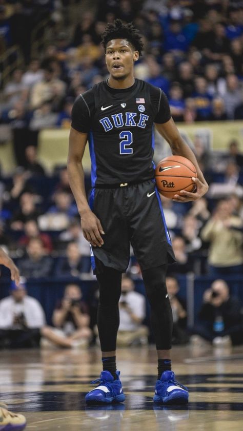 Cam Reddish Cam Reddish, Duke Blue Devils Basketball, Duke Blue Devils, Duke Basketball, Blue Devil, Aesthetic Vibes, Nba, Basketball, Blue