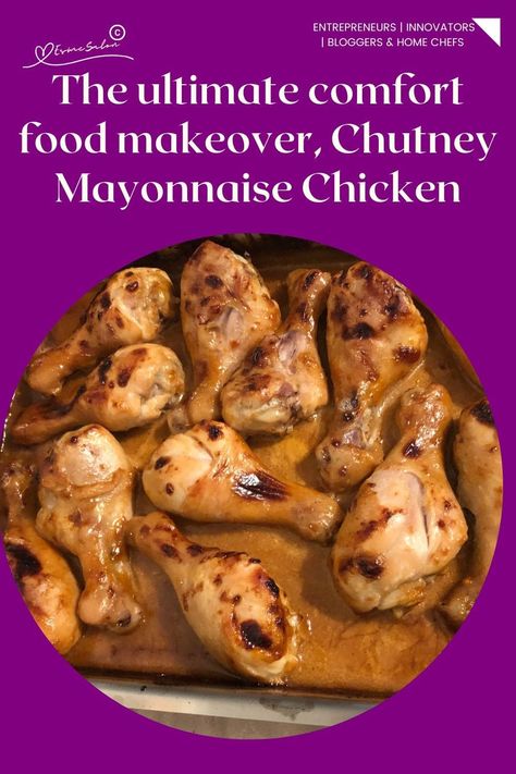 The ultimate comfort food makeover, Chutney Mayonnaise Chicken. Juicy, tender chicken smothered in a creamy, tangy chutney mayonnaise sauce and baked to perfection. This dish combines the savory flavors of traditional comfort food with a modern twist, making it ideal for family dinners or entertaining guests. Try this easy, delicious recipe tonight and watch it become a new favorite in your house!  Entrepreneurs | Innovators | Bloggers Chutney Chicken Recipes, Mayonnaise Chicken, Chutney Chicken, Mayonnaise Sauce, Chicken Smothered, Mayonnaise Recipe, Different Cities, Oven Dishes, Chutney Recipes