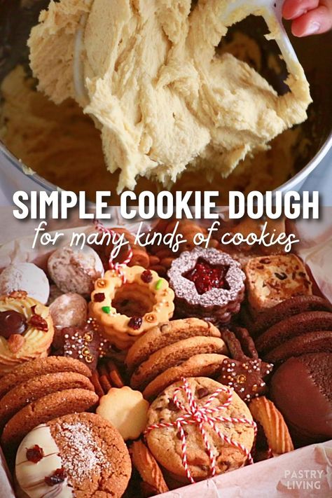 Basic Biscuit Recipe, Christmas Cookie Dough Recipe, Roll Out Cookie Dough Recipe, Basic Cookie Dough Recipe, Simple Cookie Dough Recipe, Christmas Cookie Dough, Basic Cookie Recipe, Easy Cookie Dough, Simple Chocolate Chip Cookie Recipe