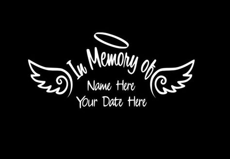 Memorial Stickers, Loving Memory Tattoos, In Loving Memory Tattoos, Images Noêl Vintages, Memory Tattoos, Memorial Decals, Remembrance Tattoos, Vintage Jeep, Memory Shirts