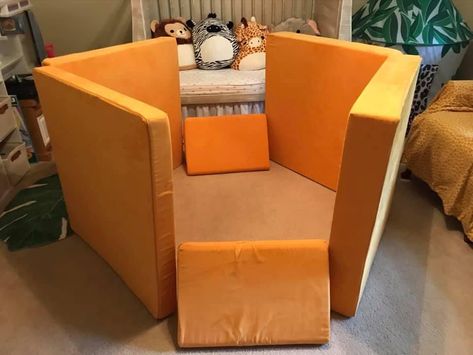 Nugget Couch Fort Ideas, Nugget Reading Nook, Nugget Couch Slide, 1 Nugget Couch Ideas, Nugget Configurations, Nugget Builds, Nugget Ideas, Nugget Couch, Reading Nook Kids