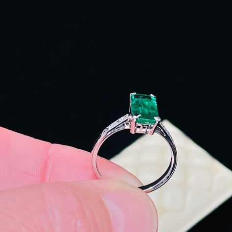 We love the design and understated elegance of this ring. From circa 1940’s, this ring is set with an Emerald cut Emerald, which is four claw set in 18K white gold. On the shoulders there are 6 single cut bead set Diamonds. The band on this ring is fine, complimenting the style clean design. DM us for enquiries 💫 _______________________________________________ #antiquejewellery #ringsofinstagram #engagementrings #diamonds #gems #leura #bluemountains #diamondrings #engagementrings #antiqu... Bead Set, Understated Elegance, Antique Jewellery, Clean Design, Emerald Cut, Diamond Rings, Emerald, Diamonds, Gems