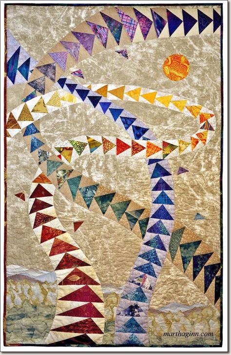 Image result for piece by number flying geese Geese Quilt, Flying Geese Quilt, Abstract Quilt, Pieced Quilts, Quilt Modernen, Quilt Art, Bright Sun, Pretty Quilt, Triangle Quilt