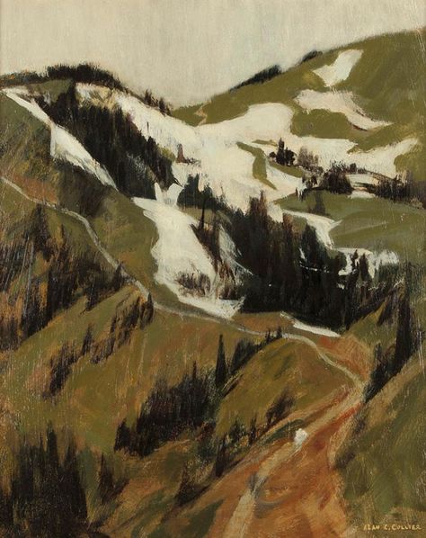 Canadian Painting, Happy Birthday Canada, 1 Happy Birthday, Olympic Mountains, Canadian Painters, La Art, Canadian Art, Mountain Paintings, Mountain Art