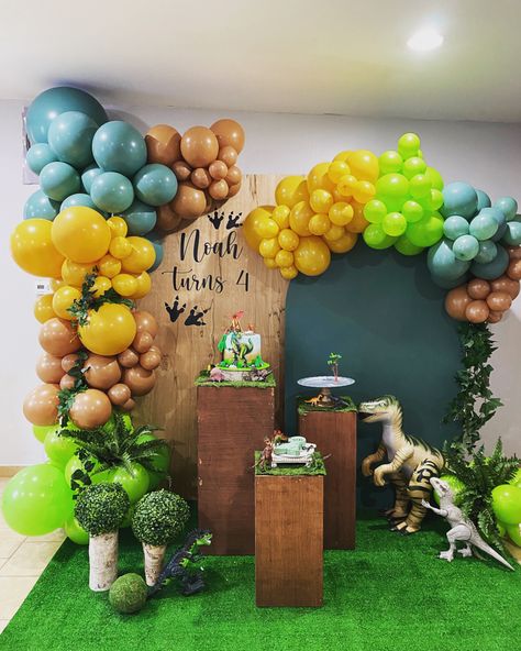 Trex Birthday Party Decorating Ideas, Dragon Themed Birthday Party Decorations, Trex Birthday Party, Trex Party, Trex Birthday, Dinosaur Party Decor, Dragon Themed Birthday Party, Dino Decor, Dinosaur Baby Shower Theme