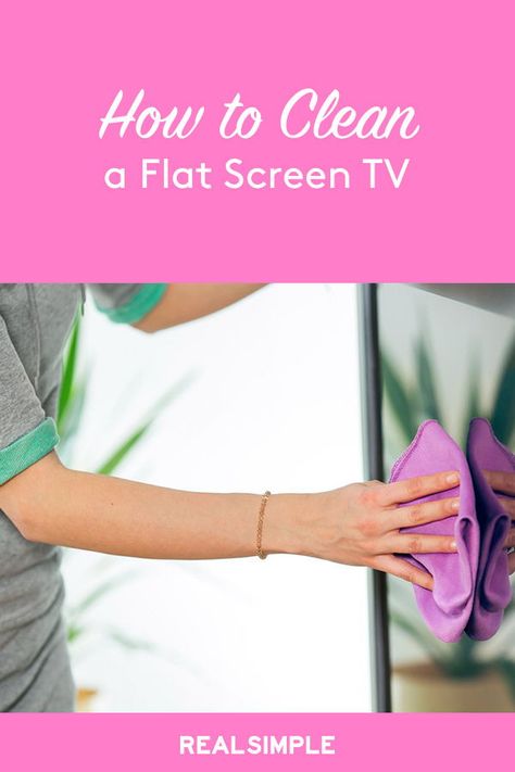 Clean Flat Screen Tv, Clean Tv Screen, Dusting Spray, Deep Cleaning Hacks, Flat Tv, Helpful Hacks, Household Help, Easy Cleaning Hacks, Flat Screen Tv