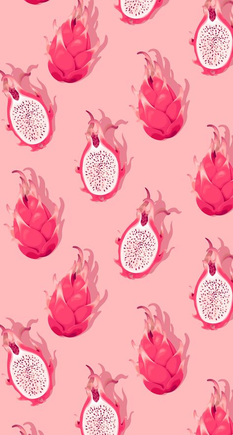 Buah Naga, Design Collage, Desain Quilling, Cute Summer Wallpapers, Fruit Wallpaper, Cute Fabric, Simple Iphone Wallpaper, Collage Kit, Food Wallpaper