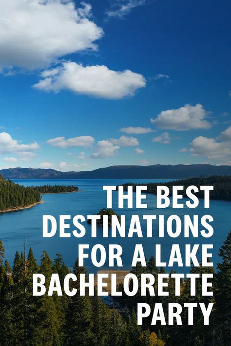 Lake Placid Bachelorette Party, Lake Powell Bachelorette Party, Best Places For Bachelorette Party, Lake Norman Bachelorette Party, Minnesota Bachelorette Party, Bachelorette Destinations Usa, Salt Lake City Bachelorette Party, Midwest Bachelorette Party Destinations, Lake Travis Bachelorette Party