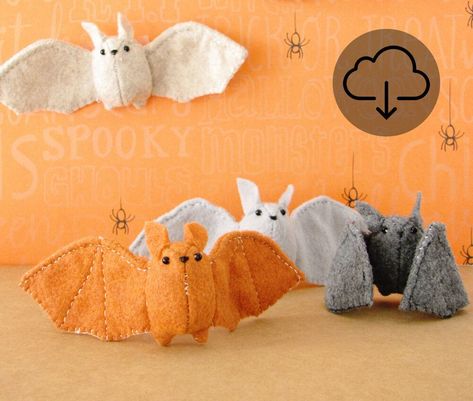 Morty the Bat Sewing Pattern Bat Sewing Pattern, Bat Sewing, Diy Plush Toys, Bat Craft, Halloween Sewing, Hand Sewing Projects, Bat Pattern, Pocket Pet, Plushie Patterns