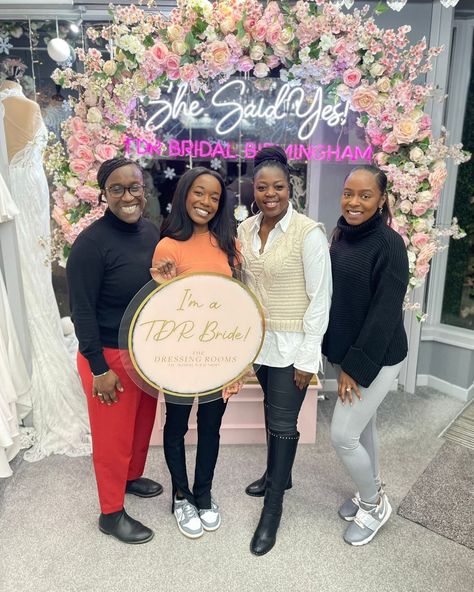 She said YES to the dress!🌸⠀ ⠀ We love seeing the pics of our gorgeous brides who have SAID YES TO THE DRESS! We have so many photo opportunities her in our boutique! 💗⠀ ⠀ Tag a TDR Bride in the comments!⠀ She Said Yes To The Dress, Said Yes To The Dress, Wedding Dress Boutique, Birmingham Wedding, Wedding Dress Boutiques, She Said Yes, Dress Boutique, Yes To The Dress, She Said