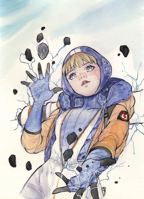 Art by Peach Momoko * Peach Momoko, Break Time, Apex Legends, Amazing Drawings, Comics Girl, Character Design References, Comic Artist, Anime Artwork, Fantasy Landscape