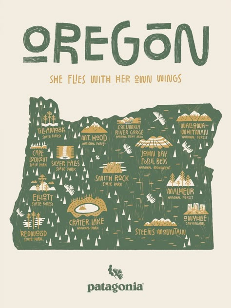 Map Of Oregon, Oregon Map, Screen Printing Logo, Explorer Map, Smith Rock State Park, Scotland Map, Road Trip Map, Illustrated Maps, Adventure Design