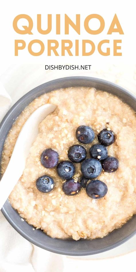 Quinoa Flakes Recipes, Creamy Quinoa, Vegan Porridge, Oat Porridge, Quinoa Oatmeal, Quinoa Recipes Breakfast, Quinoa Flakes, Flake Recipes, Quinoa Recipes Easy